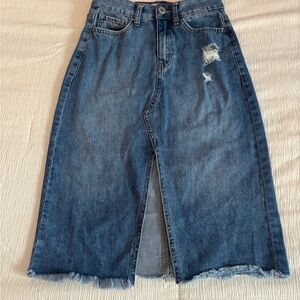 SO Blue Denim Skirt